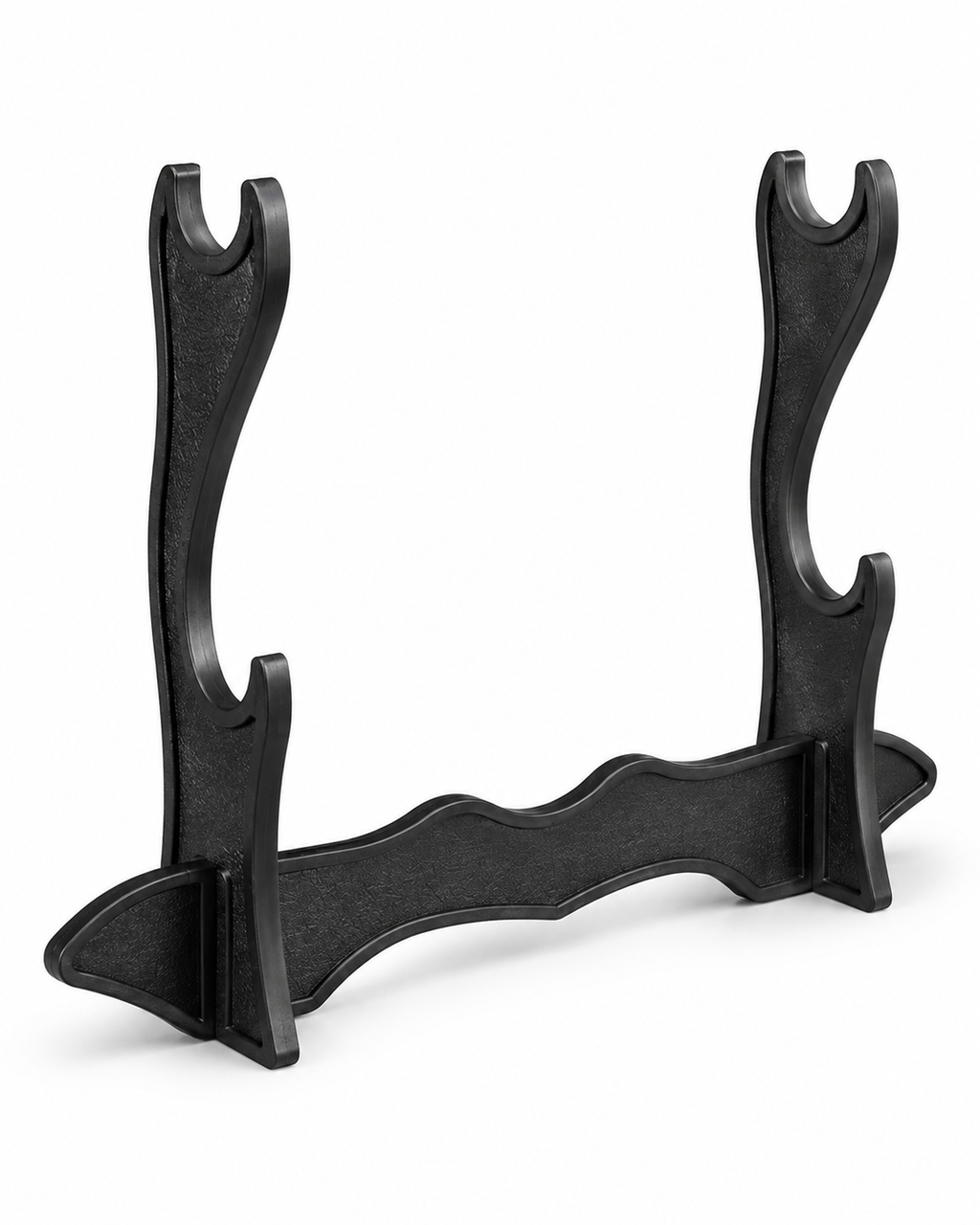 2 Tier Katana Stand – Premium Black Sword Display Holder for 2 Katanas | Anime Sword Stand | Samurai Display Rack | Anichiba