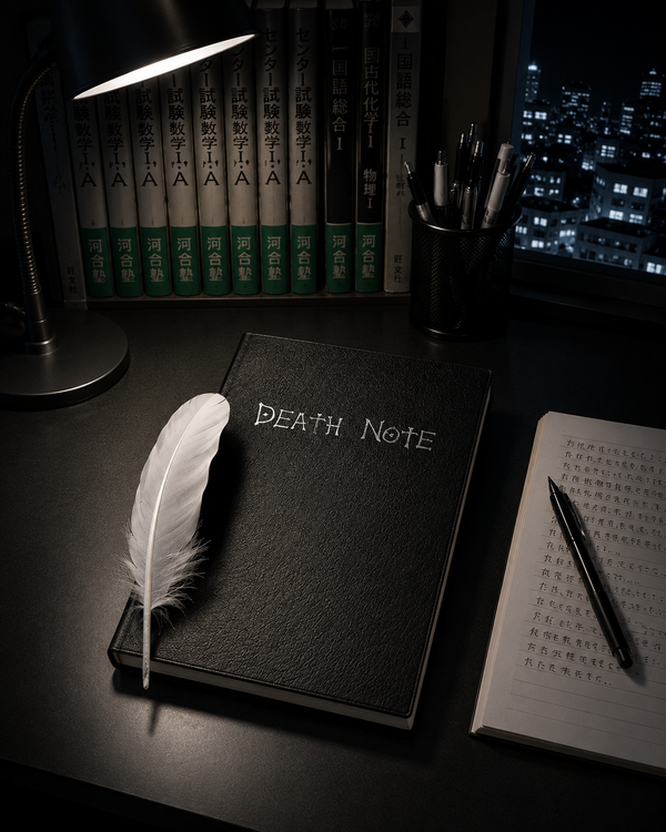 Death Note Notebook with Feather Pen & Bookmark | Anime Journal Replica | Premium Death Note Collectible | Anichibaanime figure collectible by  Anichiba