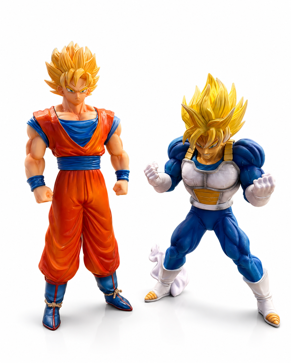 Dragon Ball Z Goku & Vegeta Figurine Combo | 29cm Goku + 27cm Vegeta Premium Anime Figure Set