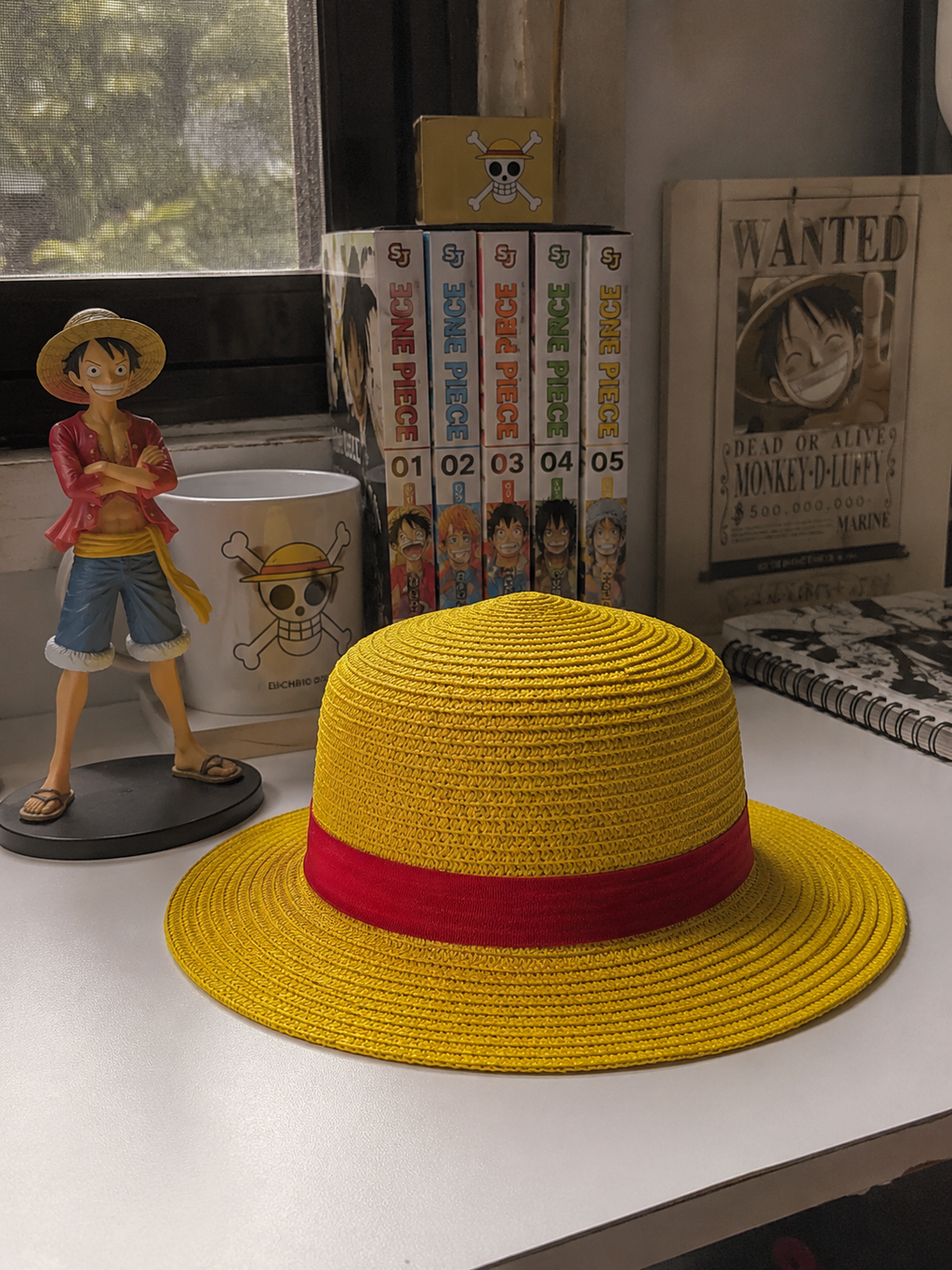 Monkey D. Luffy Manga Accurate Straw Hat – One Piece Cosplay Replica