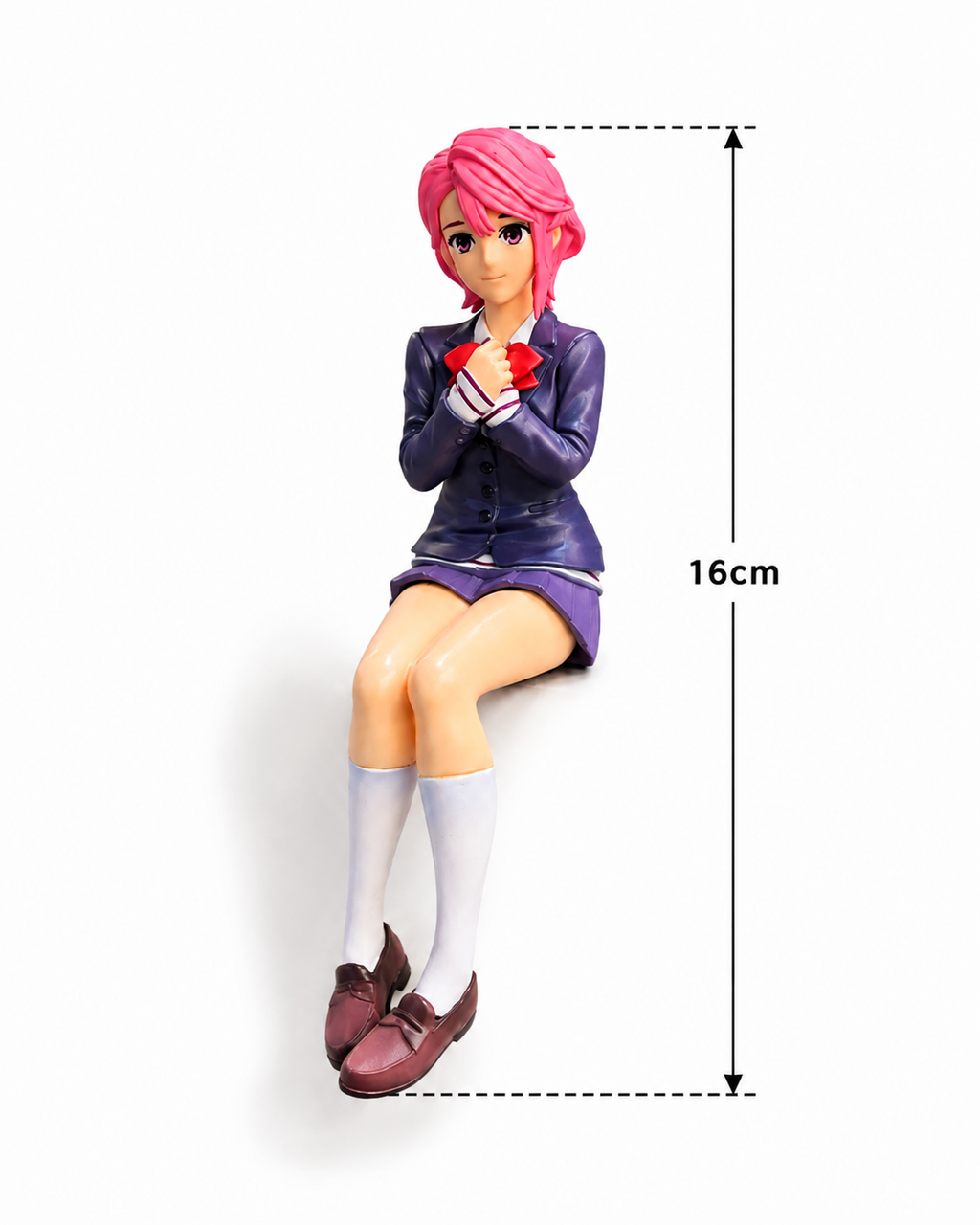 Dandadan Aira Shiratori Sitting Figure 16cm | Premium Anime PVC Collectible Statue