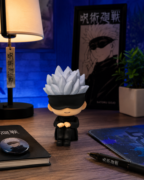 Jujutsu Kaisen Gojo Satoru Chibi Figurine – 10cm Premium Anime Mini Statue | Cute Desk Decor Collectibleanime figure collectible by  Anichiba