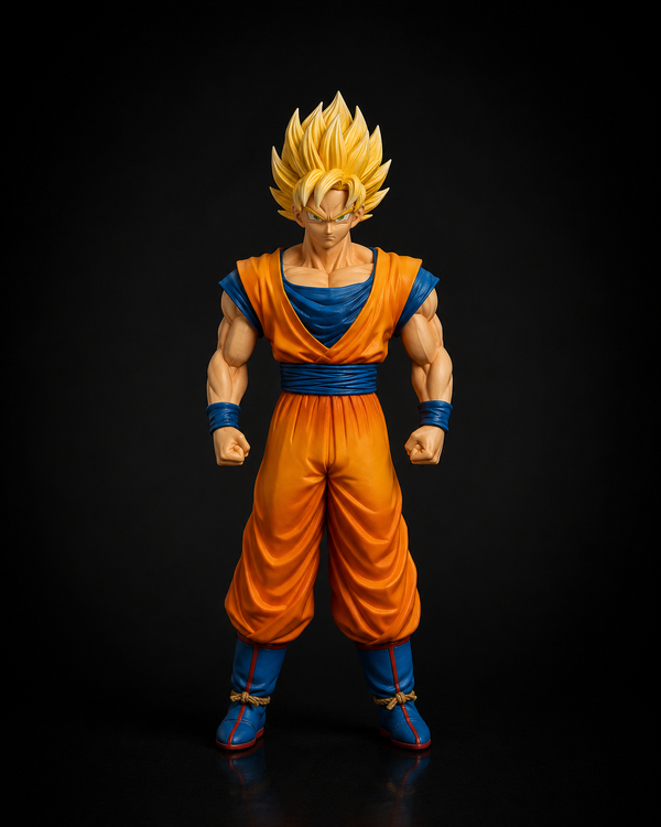 Super Saiyan Goku Dragon Ball Z Figure 29cm Premium Anime Collectible Statue w