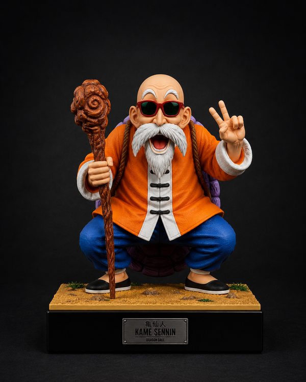 Master Roshi Kame Sennin Dragon Ball anime figure 24 CM collectible statue with box packaging