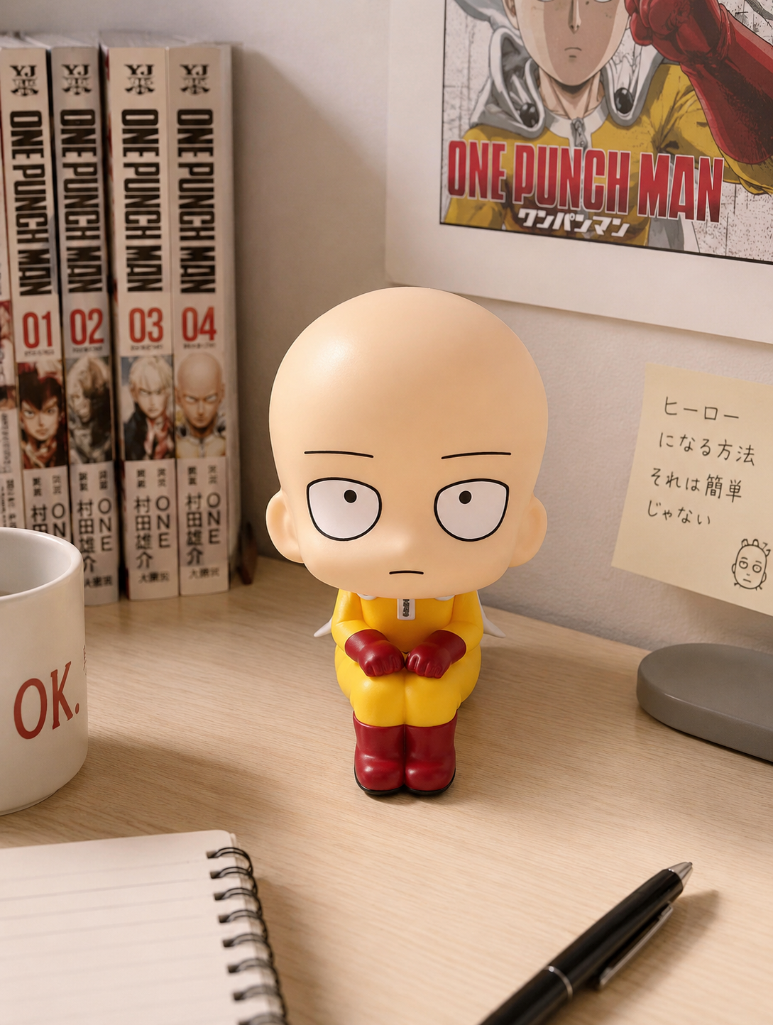 Saitama Chibi Figure 11cm | One Punch Man Mini Anime Figurine | Cute Saitama Collectible Statue | Anichibaanime figure collectible by  Anichiba