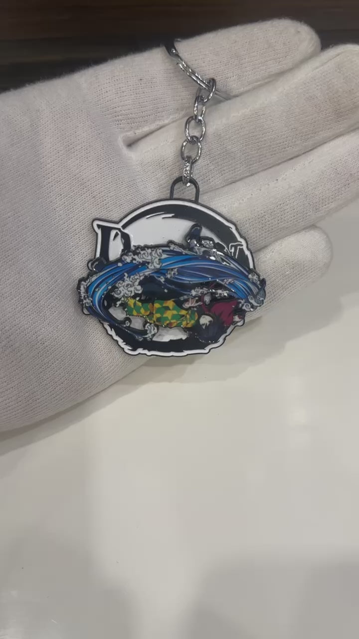 Giyu Tomioka Spinner Keychain