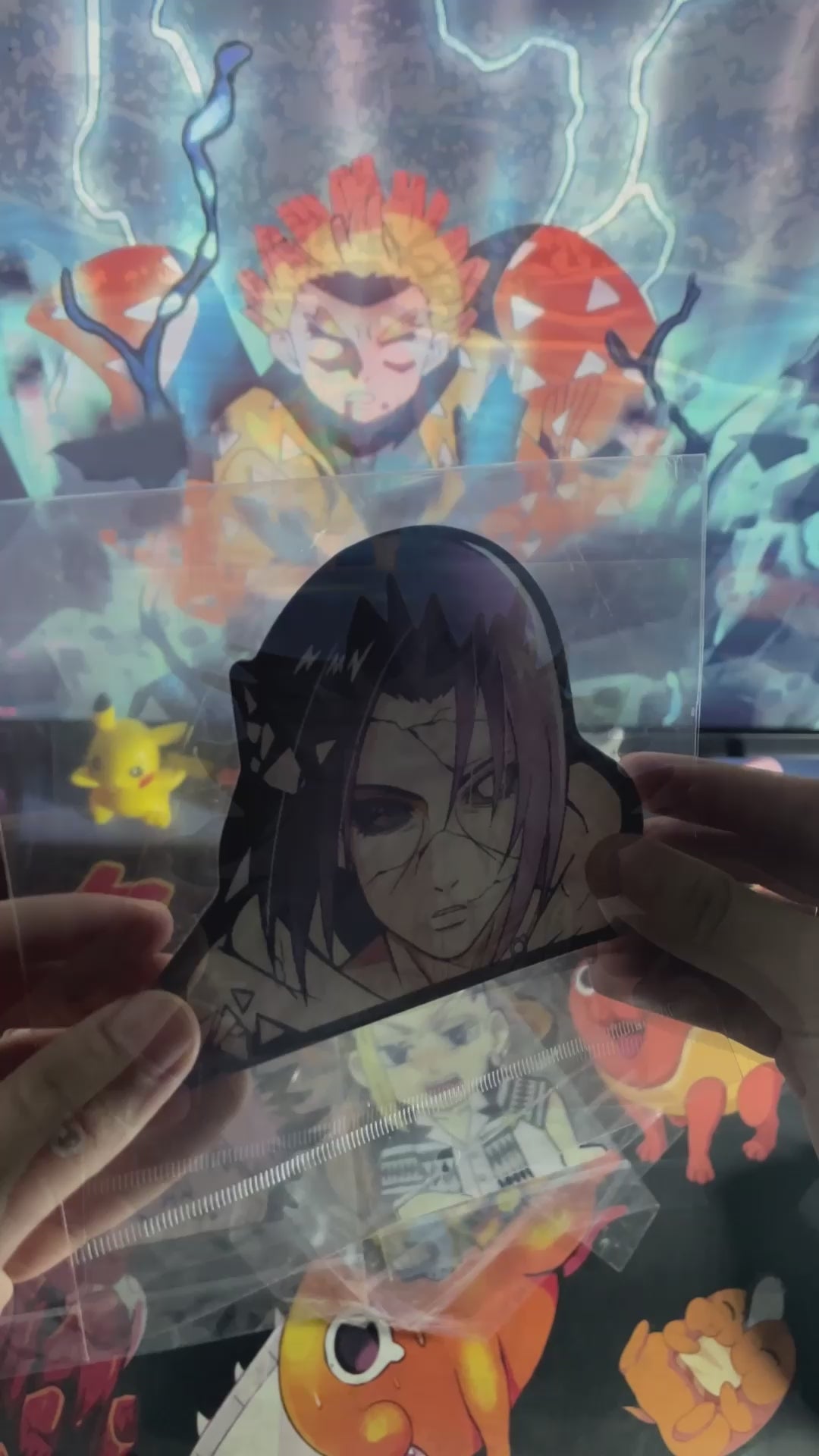 Uchiha Itachi 3D Sticker – Multiple Expressions | Naruto Anime Decal