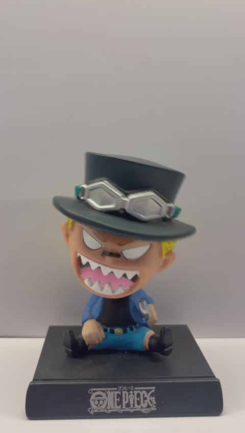One Piece Sabo Bobblehead Figure | Chibi Anime Collectible Desk Decor