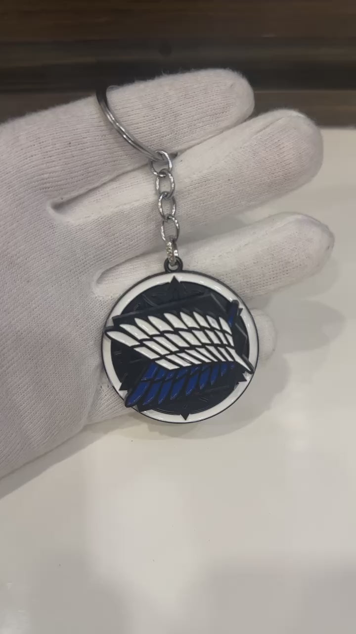 Wings of Freedom Spinner Keychain