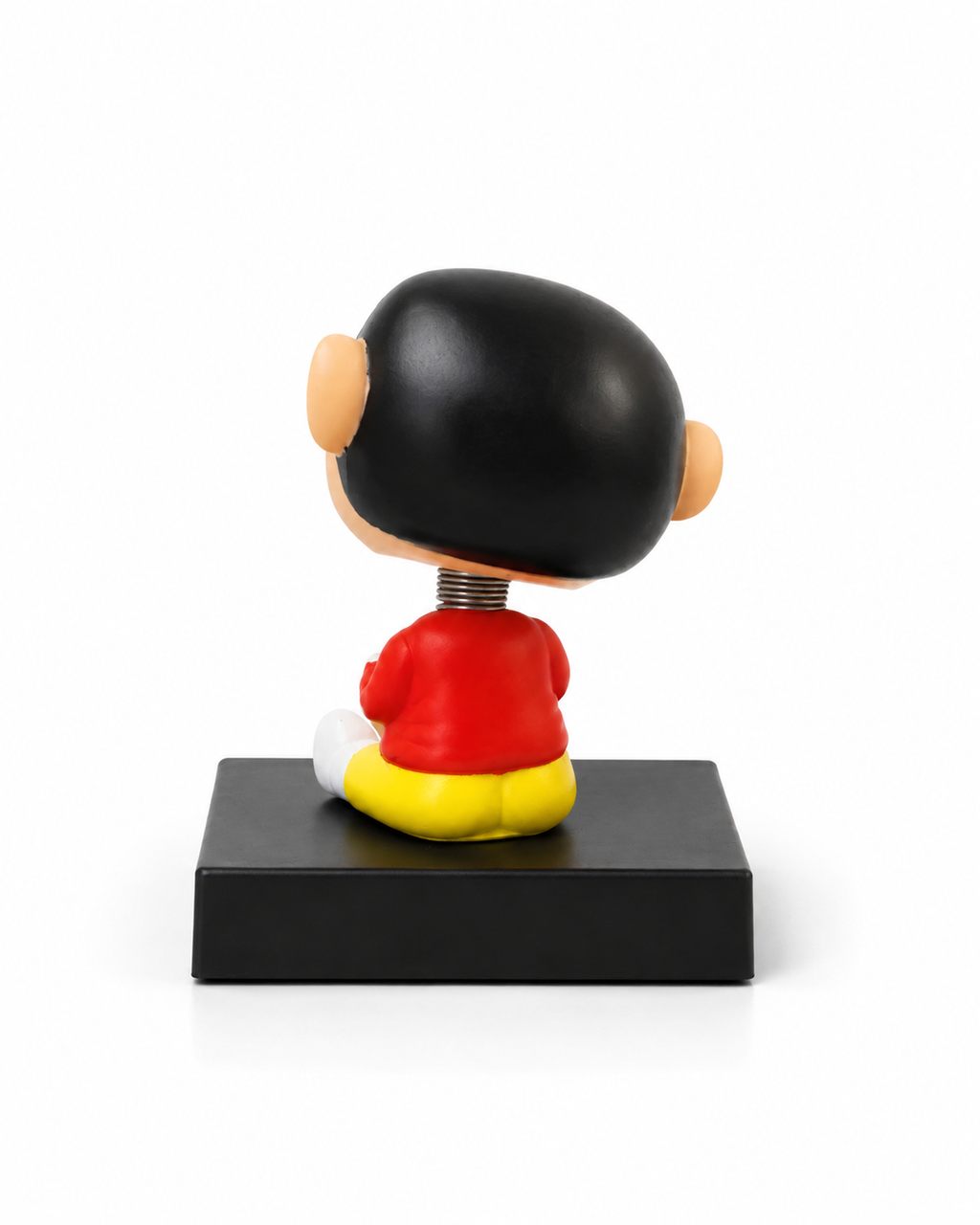Shinchan Bobblehead Figurine with Shiro | Cute Anime Dashboard & Desk Decor | Premium Collectible