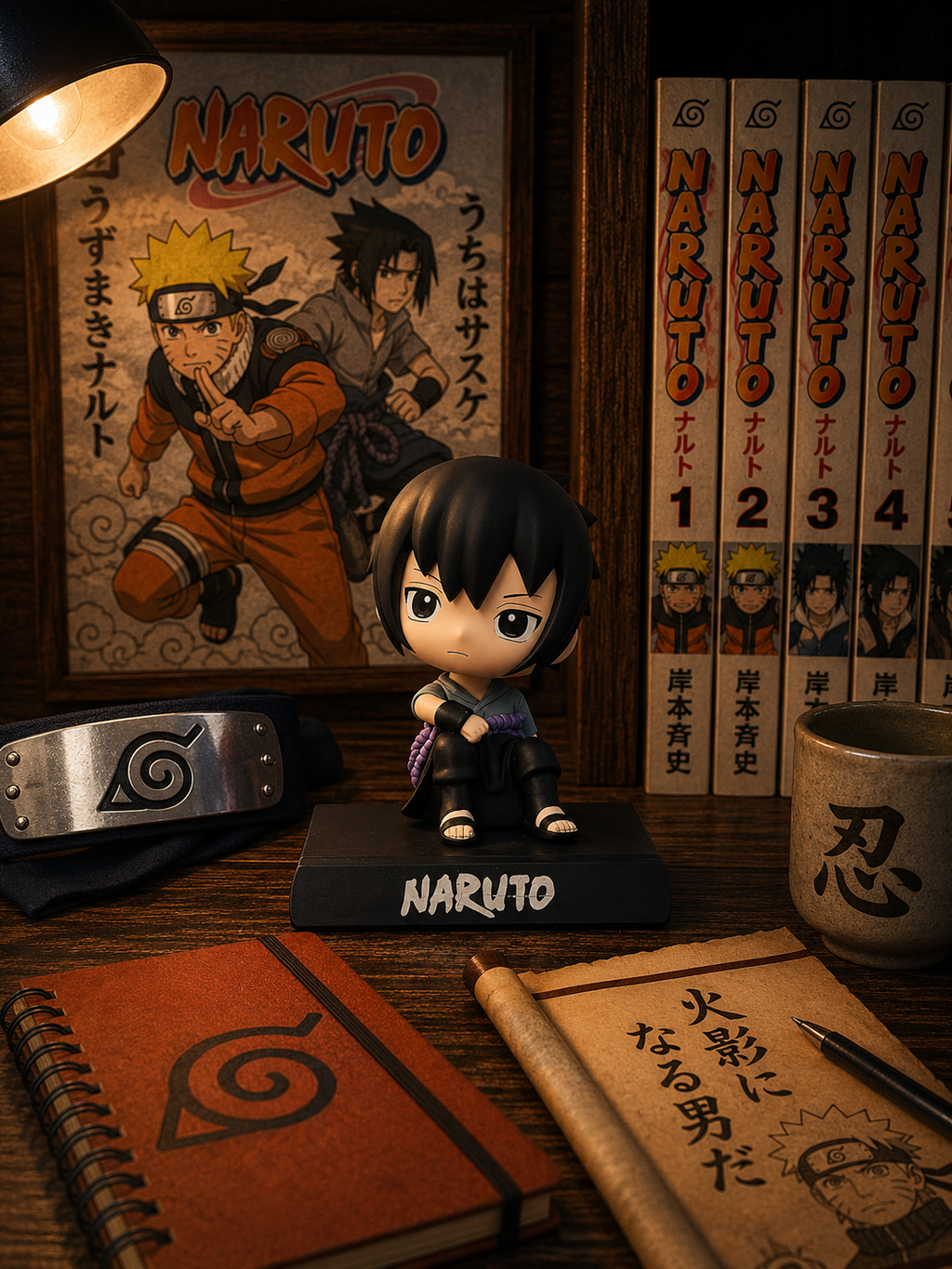 Sasuke Uchiha Bobblehead Figure – Naruto Shippuden Chibi Collectible | Anime Desk Decor | Sasuke Figurine | Anichibaanime figure collectible by  Anichiba